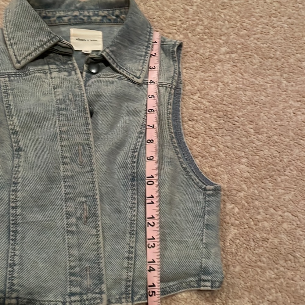 Silence + Noise Jeans Vest - Picture 8 of 10